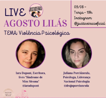 Live Agosto Lilás